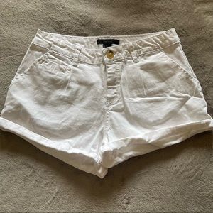 White Shorts